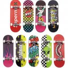 32mm Wooden Fingerboard Set Complete Finger SkateBoard with Alloy Truck Bearing Wheels