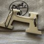 Hermes H 32mm Silver Brushed Speed Belt Buckle with pouch
