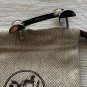 Hermes H 32mm Silver Brushed Agora Belt Buckle with pouch