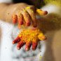 3X Herbal Gulal Holi Color With Natural Ingredient Red, Orange ,Green 80gm Per
