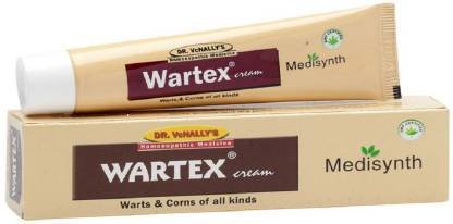 2X Medisynth Wartex Cream 20 gm for warts and corns