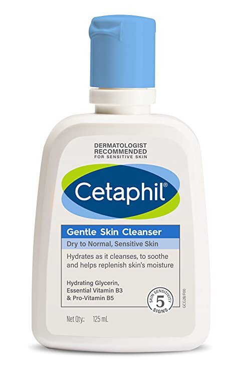 Cetaphil Face Wash Gentle Skin Cleanser for Dry to Normal, Sensitive Skin