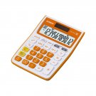 Casio MJ-12VCb 300 Steps Check & Correct Orange Colour Desktop Calculator