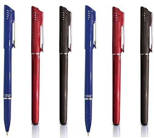 Cello Dokuflow 0.8mm Super Smoothest Writing Ball Pen (Blue Ink) - Pack of 10