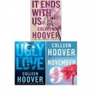 Colleen Hoover 3 Books Set: It Ends With Us + November 9 + Ugly Love (English)