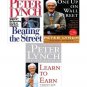3 Books Set: One Up On Wall Street + Beating The Street + Learn To Earn (English