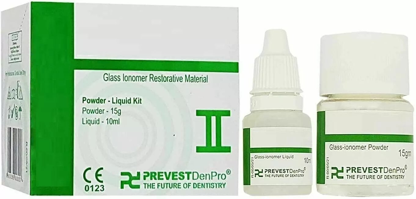 5 X Prevest Denpro Crysta 2 Glass Ionomer Restorative Cement Free Shipp