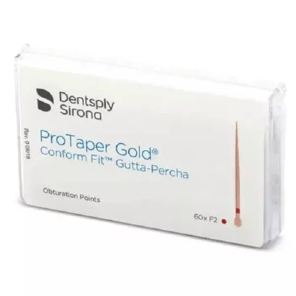 Protaper Gold Conform Fit Gutta-Percha Points by Dentsply all sizes (60/pack)
