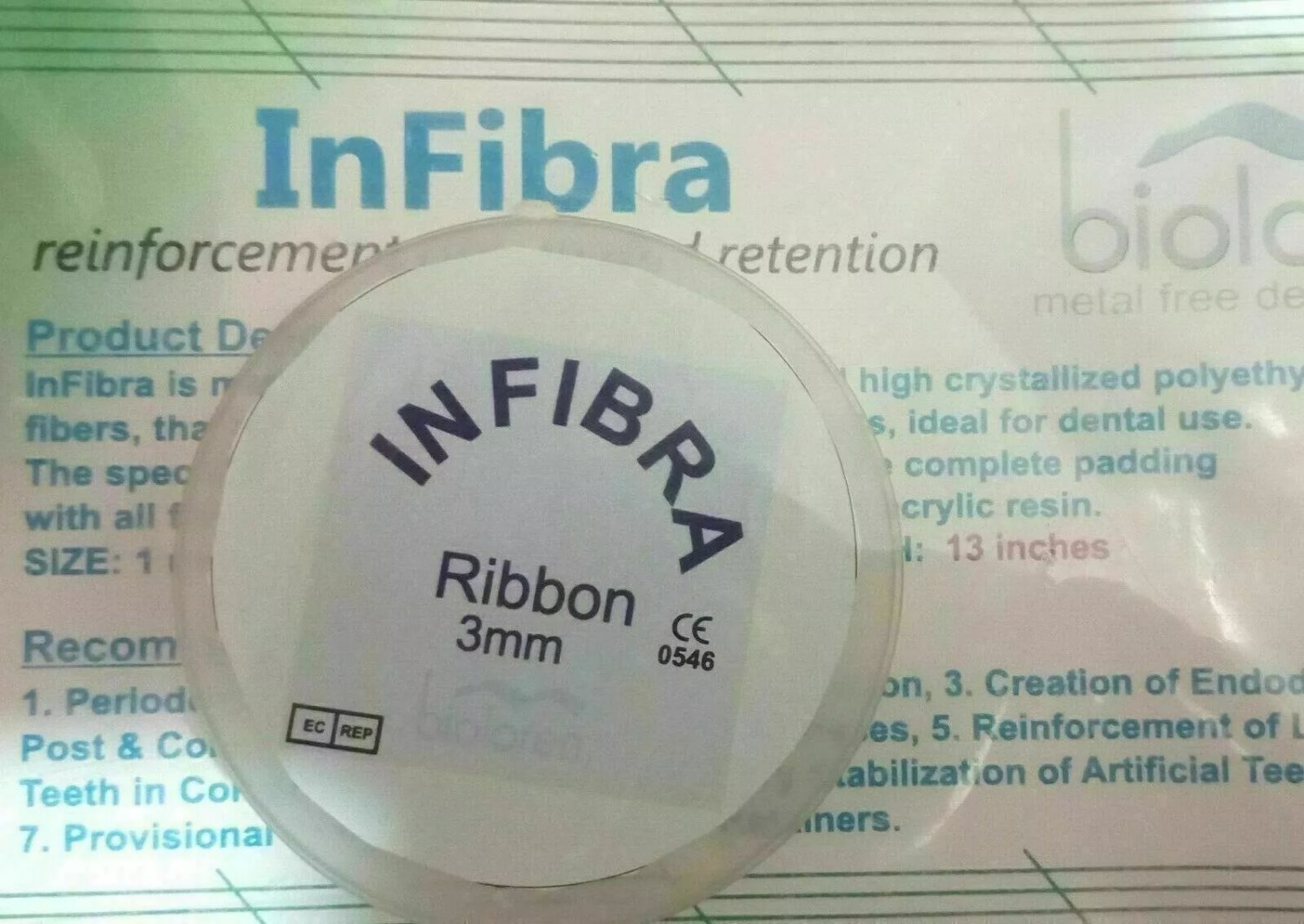 Ammdent Infibra Fiber Splint Dental (Choose Size)
