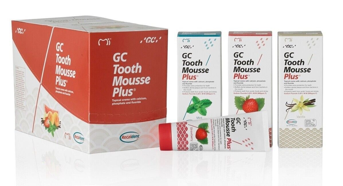 GC Tooth Mousse Plus Topical Tooth Cr&Atilde;&uml;me strengthen Tooth Surface Pack of-10