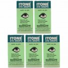 5pc x ITONE Eye-Drops Herbal Ayurvedic for Conjunctivitis, Itching of Eyes
