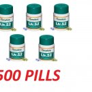 Pack of 5 Bottles LIV52 Free Shipping TOTAL 500 PILLS