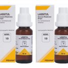 Adel 19 Drops Lassitul Pekana Germany Homeopathic Drops - 20 ml (Pack of 2)