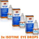 3x Isotine Plus Eye Drop (10ml Each) For Cataract & Glaucoma 100% Ayurvedic