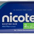 Nicotex Chewing Gums 2mg Sugar Free Mint (quantity 30)