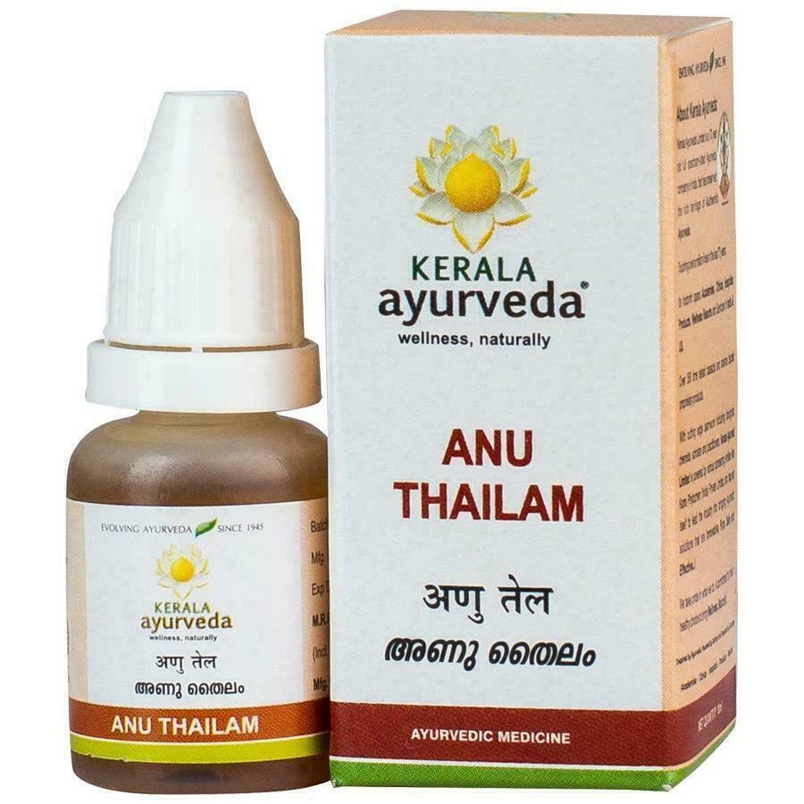Kerala Ayurveda ANU Thailam TAILAM - Nasya Oil Sinus Relief herbs 10ml