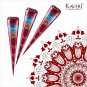 Natural Kaveri Temporary Tattoo Mehandi Herbal Henna Cones Body Art Kit 12 Cones