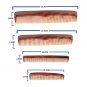 Grooming Hair Combs for Men and Women, Pack of 4
