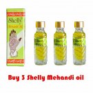 Shelly Henna Mehandi Oil for Dark Hands/Dark Henna - 3 Mehandi Oils