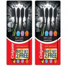 Colgate Slim Soft Charcoal Toothbrush (Buy 2 Get 2 Free) (Pack of 2) - 8 Pcs
