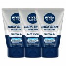 Nivea Men Dark Spot Reduction Face Wash, 10x Vitamin C Effect, 100 g (Pack of 3)