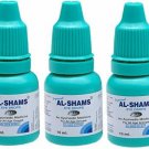 AL-SHAMS Eye Drops Complete Herbal Eye Care Ayurvedic and Natural 10ml - 3 Pack