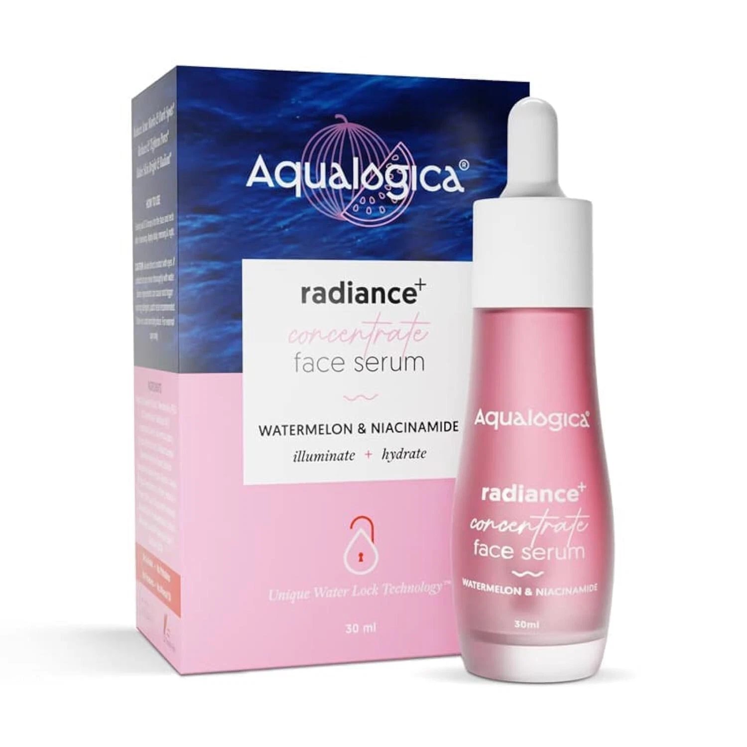 Aqualogica Radiance+ Concentrate Niacinamide Face Serum with Watermelon 30 ml