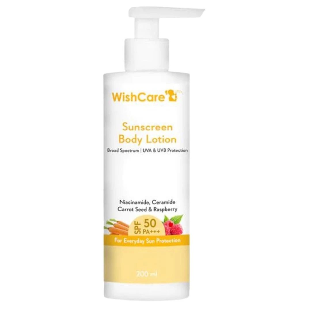 WishCare Sunscreen Body Lotion with SPF 50 PA+++ -Broad Spectrum 200ml