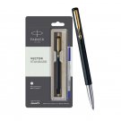Parker Vector Standard Gold Trim Roller Ball Pen | Ink Color - Blue