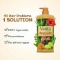 Dabur Vatika Ayurvedic Shampoo 1L Strong Healthy Hair No Parabens All Hair Types