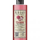 Khadi Natural Onion Shampoo with Amla Aloe Vera Vitamin E Extract 200ml Herbal