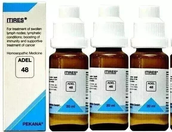 ADEL 48 Itires Drops 20ml (Pack of 3) &acirc;�� Natural Remedy for Swollen Lymph Nodes