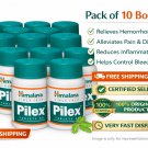 Himalaya Pilex Tablets 60 Tabs x10 | Herbal Piles Support free shipping