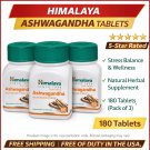 Himalaya Ashwagandha Tablets 180 Tablets (3×60) | Stress & Wellness