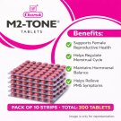 Charak M2-Tone Tablets • Non-Hormonal Menstrual Modulator •300 Tablets