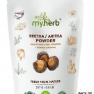 MYHERB Organic Aritha/Reetha Powder | 100% Pure Ayurvedic Skin & Hair Care 227g