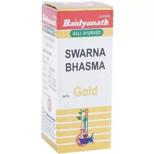 Baidyanath Swarna Bhasma 125mg | Pure Gold Ayurvedic Bhasma
