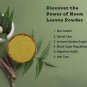 CARMEL ORGANICS Neem Leaves Powder 340&acirc;�&macr;g | Certified Organic Azadirachta Indica