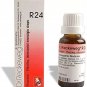 Dr  Reckeweg  R24 Drops 5x22 ml Natural Relief for Pleurisy, Chest & Rib