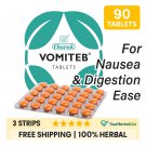 Charak Vomiteb Ayurvedic Tablet – 90 Tabs for Nausea & Digestion Ease Herbal