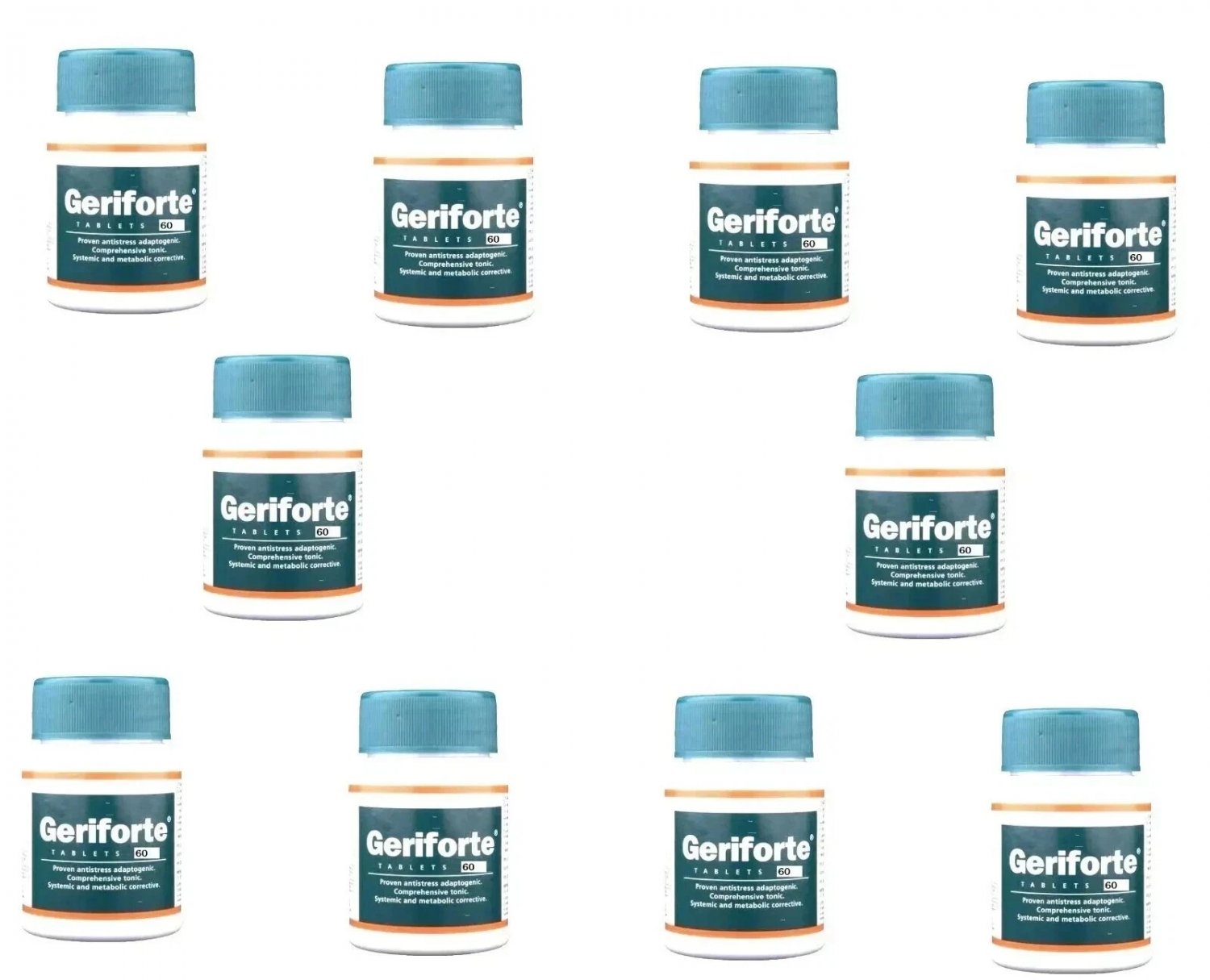Himalaya Geriforte 60 Tabs x10 | Stress & Immunity Support