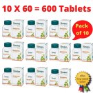 Himalaya Manjishtha 60 Tabs x10 | Skin Tanning Control | Free Ship | Herbal
