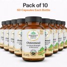 Organic India Osteoseal 60 Capsules Ayurvedic Bone Health Herbal 10 Pack