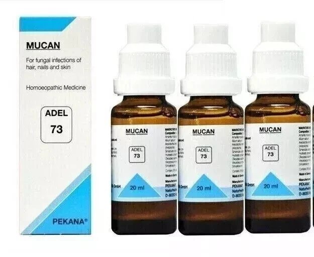 Pack of 3 ADEL 73 Mucan Drops (20ml) &acirc;�� Homeopathic Antifungal Remedy &acirc;�� Free Ship
