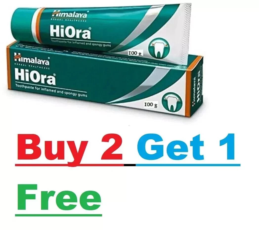 Himalaya Hiora-K Toothpaste 1 X 100g Buy 2 Get 1 Free