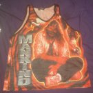 NWOT 1999  Vintage Mankind Basketball Jersey L  All over print