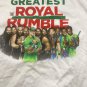 WWE 2018 Greatest Royal Rumble white shirt XL Cena Reigns HHH strohman styles