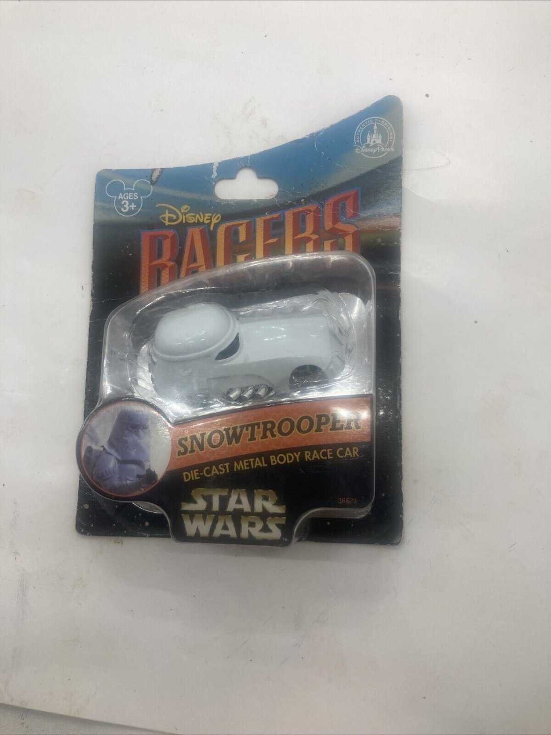 New Disney Racers: Star Wars Snowtrooper- Disney Parks Die Cast Car