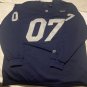 Starter Mens Jersey Size L Blue Long Sleeve Stitched Number 07 Blue Long Sleeve