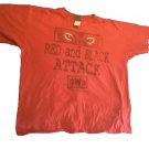 Vintage WCW 1998 NWO New World Order Red Black Attack T Shirt Size XL
